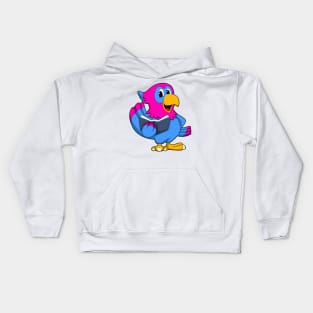 Parrot with Book Kids Hoodie